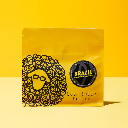 Lost Sheep Coffee: Brazil Single Origin coffee in packaging
