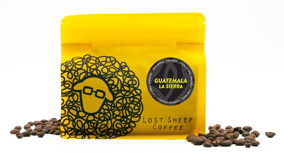 GUATEMALA La Sierra coffee packaging by Lost Sheep Coffee