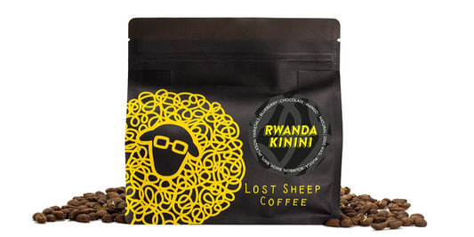 Bag of Rwanda Kinini Coffee from Lost Sheep Coffee